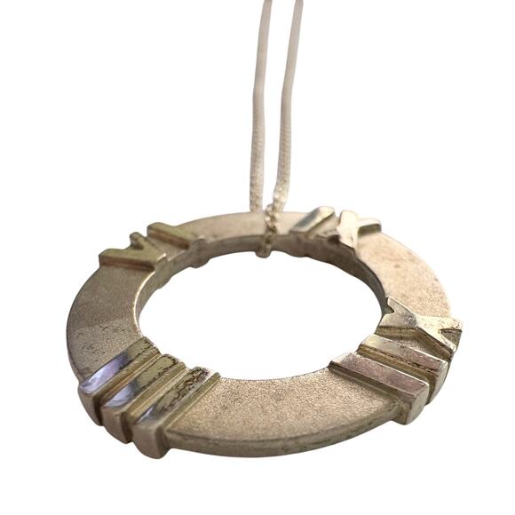 Tiffany and Co Atlas Circle Pendant Necklace - Picture 6 of 13